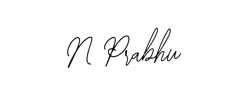 It looks lik you need a new signature style for name N Prabhu. Design unique handwritten (Bearetta-2O07w) signature with our free signature maker in just a few clicks. N Prabhu signature style 12 images and pictures png