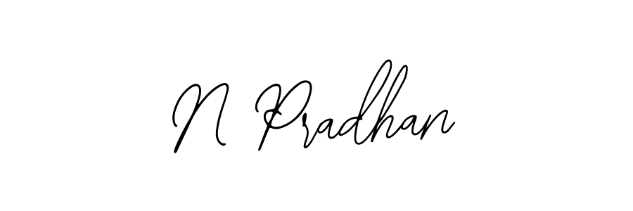 N Pradhan stylish signature style. Best Handwritten Sign (Bearetta-2O07w) for my name. Handwritten Signature Collection Ideas for my name N Pradhan. N Pradhan signature style 12 images and pictures png