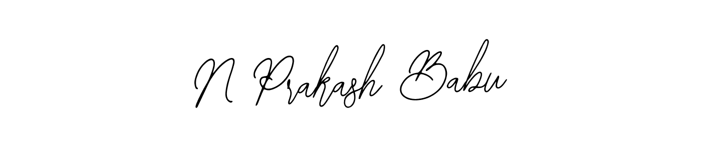 Bearetta-2O07w is a professional signature style that is perfect for those who want to add a touch of class to their signature. It is also a great choice for those who want to make their signature more unique. Get N Prakash Babu name to fancy signature for free. N Prakash Babu signature style 12 images and pictures png