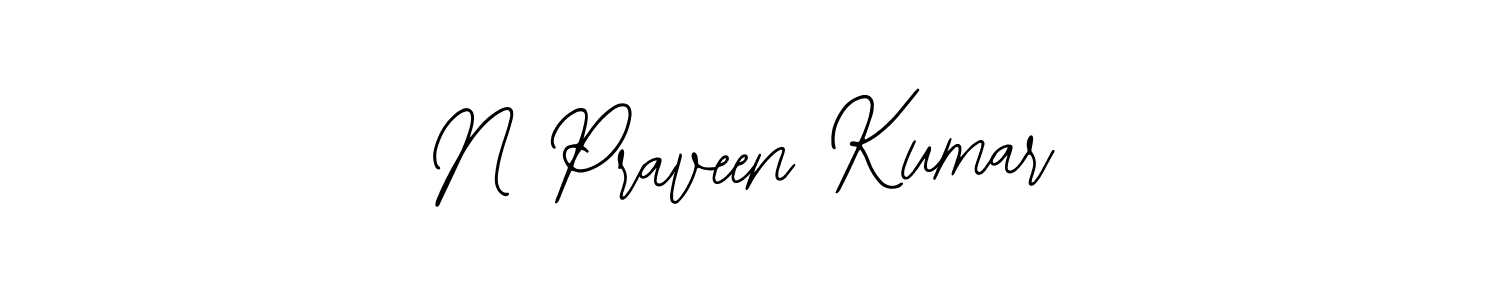 Make a beautiful signature design for name N Praveen Kumar. Use this online signature maker to create a handwritten signature for free. N Praveen Kumar signature style 12 images and pictures png