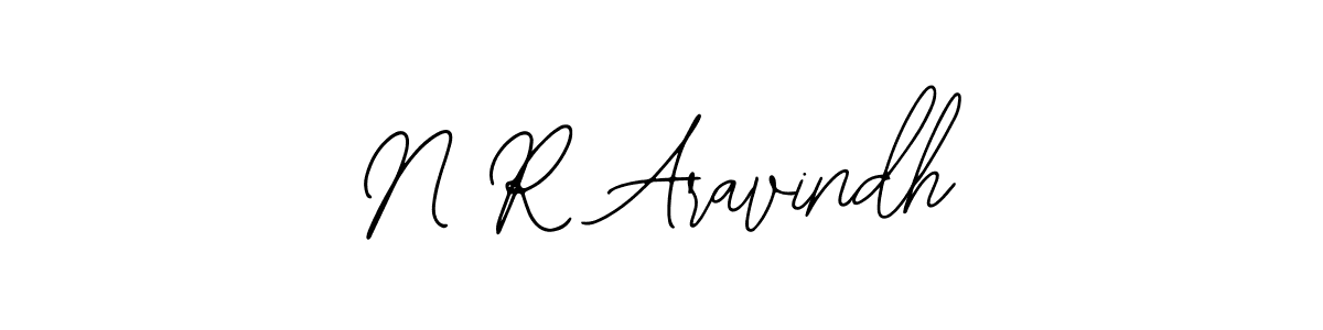 How to make N R Aravindh signature? Bearetta-2O07w is a professional autograph style. Create handwritten signature for N R Aravindh name. N R Aravindh signature style 12 images and pictures png
