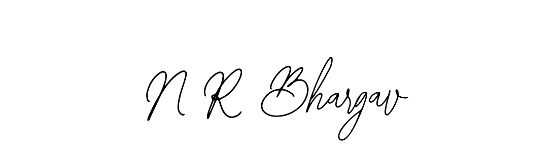 You can use this online signature creator to create a handwritten signature for the name N R Bhargav. This is the best online autograph maker. N R Bhargav signature style 12 images and pictures png