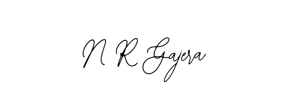 Make a beautiful signature design for name N R Gajera. Use this online signature maker to create a handwritten signature for free. N R Gajera signature style 12 images and pictures png