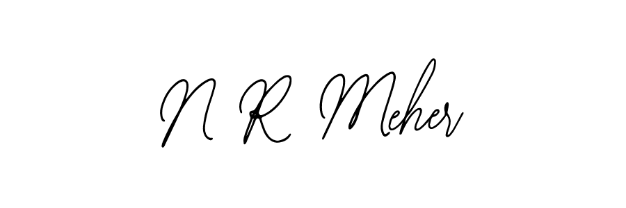 Design your own signature with our free online signature maker. With this signature software, you can create a handwritten (Bearetta-2O07w) signature for name N R Meher. N R Meher signature style 12 images and pictures png