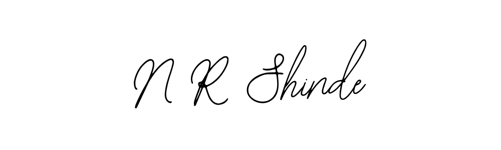 Create a beautiful signature design for name N R Shinde. With this signature (Bearetta-2O07w) fonts, you can make a handwritten signature for free. N R Shinde signature style 12 images and pictures png