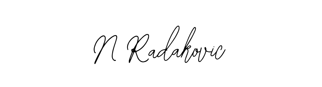 How to make N Radakovic signature? Bearetta-2O07w is a professional autograph style. Create handwritten signature for N Radakovic name. N Radakovic signature style 12 images and pictures png