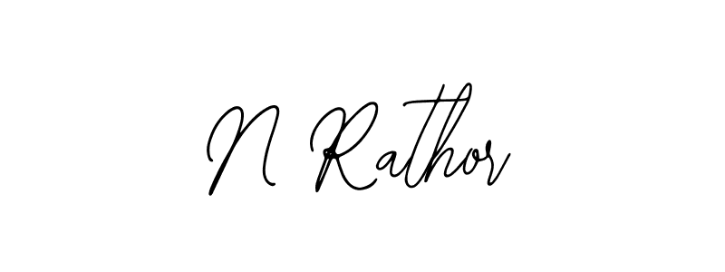 You should practise on your own different ways (Bearetta-2O07w) to write your name (N Rathor) in signature. don't let someone else do it for you. N Rathor signature style 12 images and pictures png