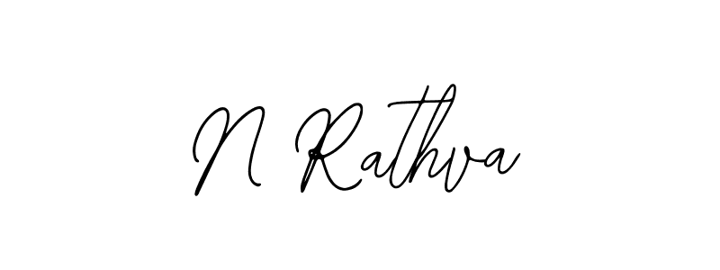 You should practise on your own different ways (Bearetta-2O07w) to write your name (N Rathva) in signature. don't let someone else do it for you. N Rathva signature style 12 images and pictures png