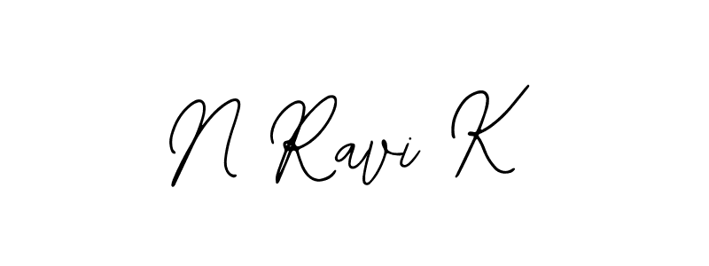 You can use this online signature creator to create a handwritten signature for the name N Ravi K. This is the best online autograph maker. N Ravi K signature style 12 images and pictures png