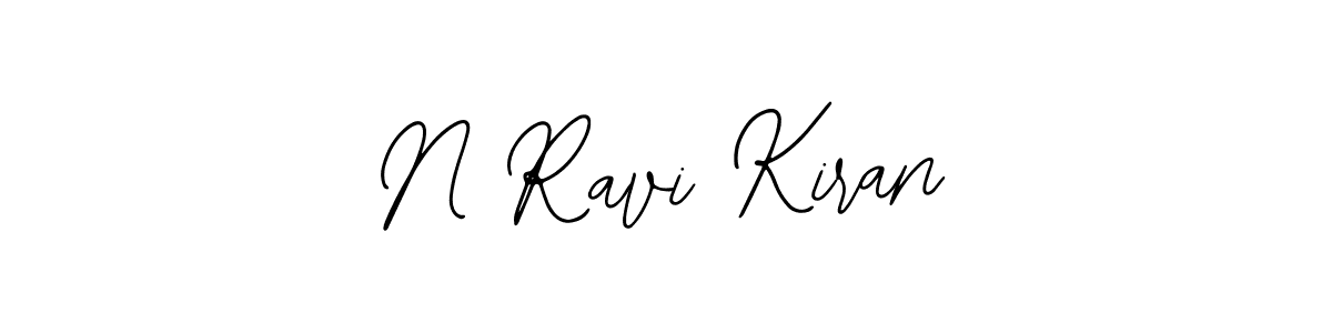 You should practise on your own different ways (Bearetta-2O07w) to write your name (N Ravi Kiran) in signature. don't let someone else do it for you. N Ravi Kiran signature style 12 images and pictures png
