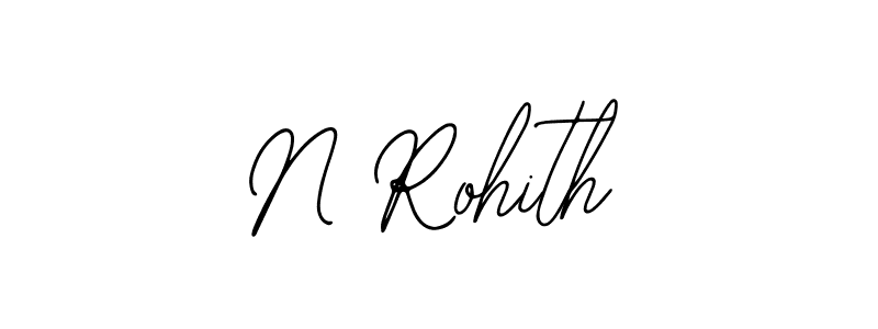 N Rohith stylish signature style. Best Handwritten Sign (Bearetta-2O07w) for my name. Handwritten Signature Collection Ideas for my name N Rohith. N Rohith signature style 12 images and pictures png