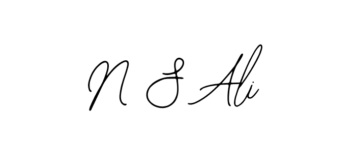 Similarly Bearetta-2O07w is the best handwritten signature design. Signature creator online .You can use it as an online autograph creator for name N S Ali. N S Ali signature style 12 images and pictures png