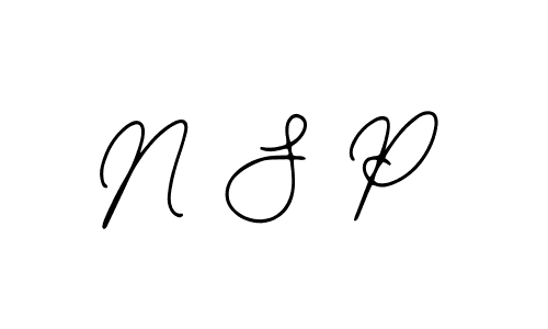 Also we have N S P name is the best signature style. Create professional handwritten signature collection using Bearetta-2O07w autograph style. N S P signature style 12 images and pictures png