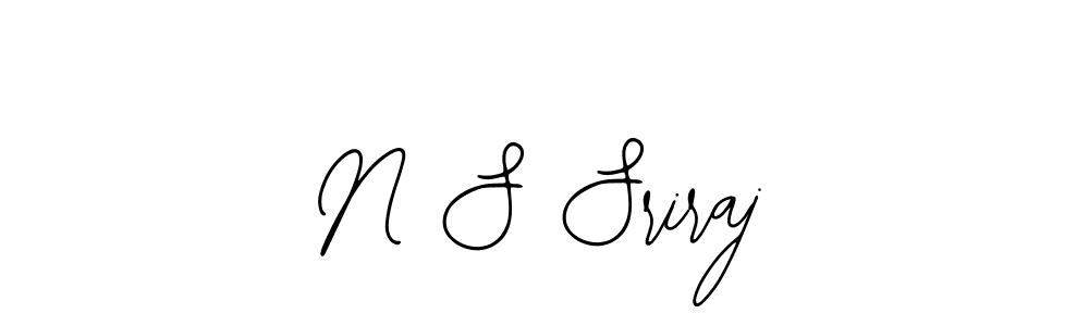 Design your own signature with our free online signature maker. With this signature software, you can create a handwritten (Bearetta-2O07w) signature for name N S Sriraj. N S Sriraj signature style 12 images and pictures png