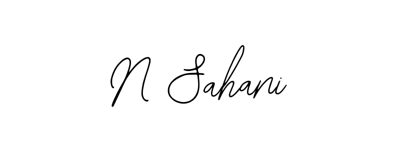 if you are searching for the best signature style for your name N Sahani. so please give up your signature search. here we have designed multiple signature styles  using Bearetta-2O07w. N Sahani signature style 12 images and pictures png