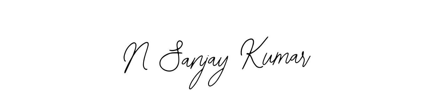 Make a beautiful signature design for name N Sanjay Kumar. With this signature (Bearetta-2O07w) style, you can create a handwritten signature for free. N Sanjay Kumar signature style 12 images and pictures png