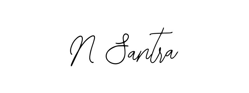 How to make N Santra signature? Bearetta-2O07w is a professional autograph style. Create handwritten signature for N Santra name. N Santra signature style 12 images and pictures png