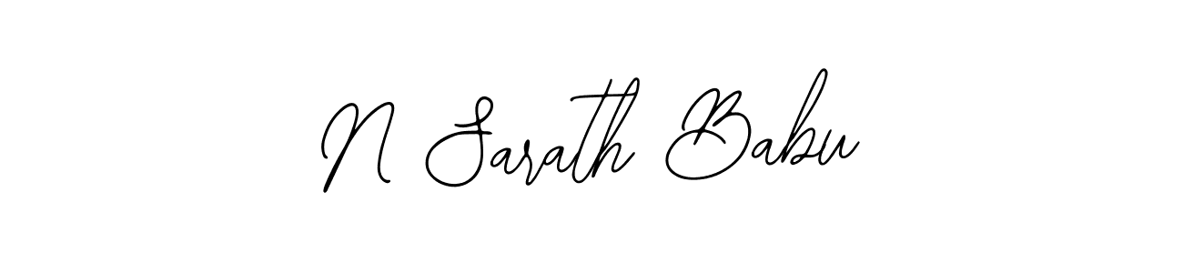 Also You can easily find your signature by using the search form. We will create N Sarath Babu name handwritten signature images for you free of cost using Bearetta-2O07w sign style. N Sarath Babu signature style 12 images and pictures png