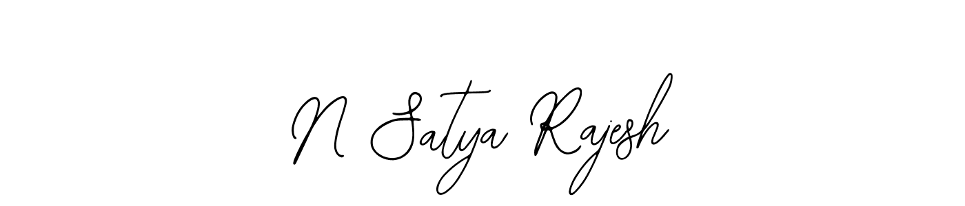 Make a beautiful signature design for name N Satya Rajesh. Use this online signature maker to create a handwritten signature for free. N Satya Rajesh signature style 12 images and pictures png