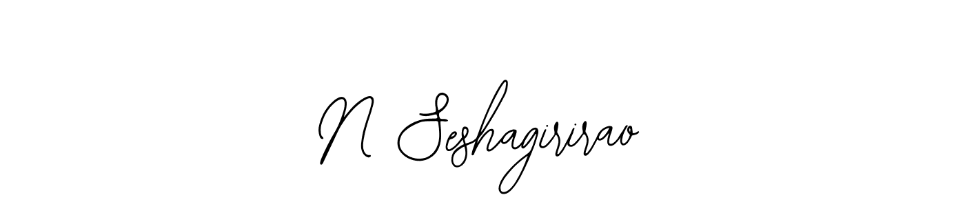 How to make N Seshagirirao name signature. Use Bearetta-2O07w style for creating short signs online. This is the latest handwritten sign. N Seshagirirao signature style 12 images and pictures png