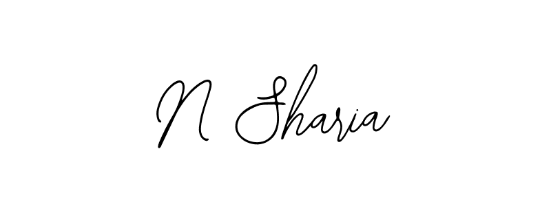 N Sharia stylish signature style. Best Handwritten Sign (Bearetta-2O07w) for my name. Handwritten Signature Collection Ideas for my name N Sharia. N Sharia signature style 12 images and pictures png