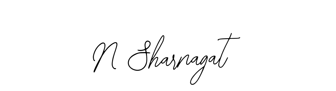 Use a signature maker to create a handwritten signature online. With this signature software, you can design (Bearetta-2O07w) your own signature for name N Sharnagat. N Sharnagat signature style 12 images and pictures png