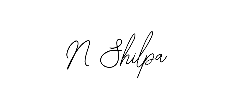 See photos of N Shilpa official signature by Spectra . Check more albums & portfolios. Read reviews & check more about Bearetta-2O07w font. N Shilpa signature style 12 images and pictures png