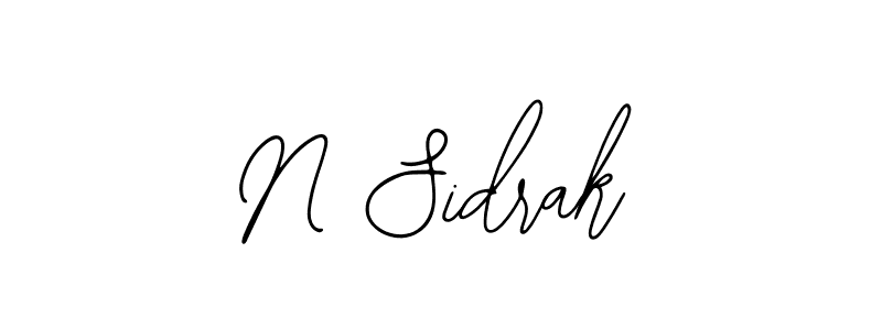 Best and Professional Signature Style for N Sidrak. Bearetta-2O07w Best Signature Style Collection. N Sidrak signature style 12 images and pictures png