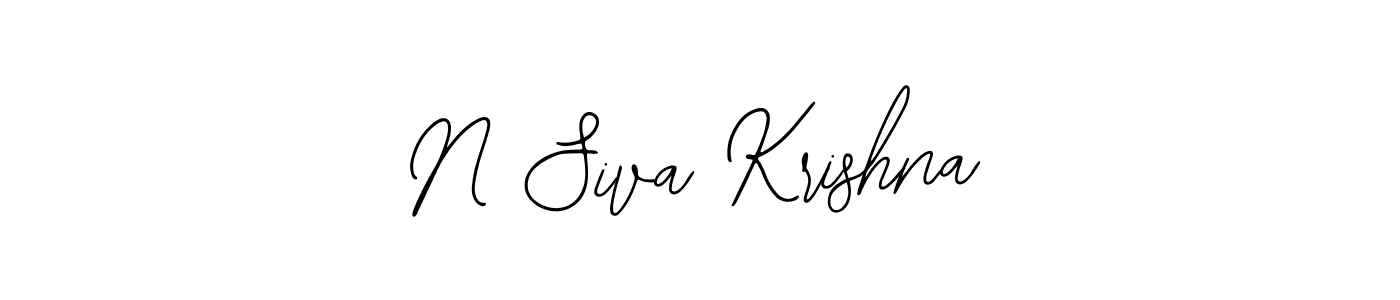 N Siva Krishna stylish signature style. Best Handwritten Sign (Bearetta-2O07w) for my name. Handwritten Signature Collection Ideas for my name N Siva Krishna. N Siva Krishna signature style 12 images and pictures png