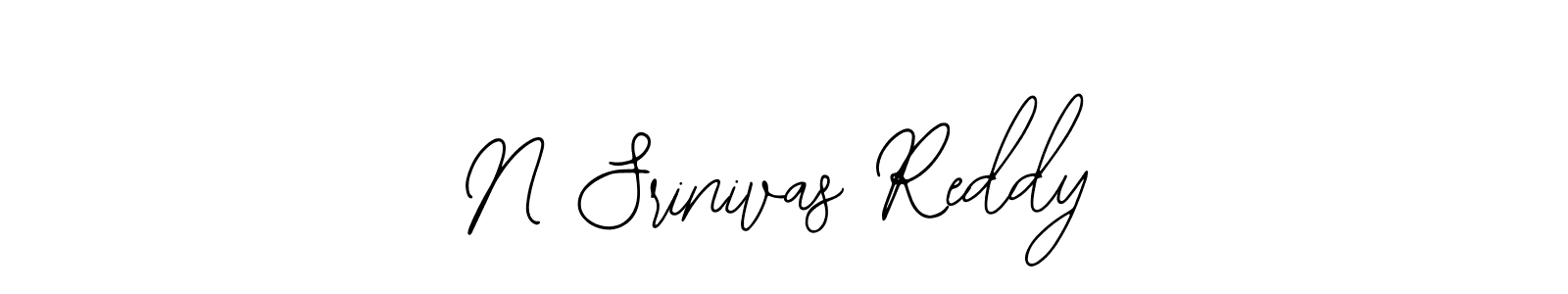 Use a signature maker to create a handwritten signature online. With this signature software, you can design (Bearetta-2O07w) your own signature for name N Srinivas Reddy. N Srinivas Reddy signature style 12 images and pictures png