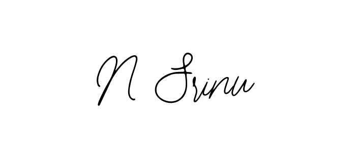 Make a beautiful signature design for name N Srinu. Use this online signature maker to create a handwritten signature for free. N Srinu signature style 12 images and pictures png