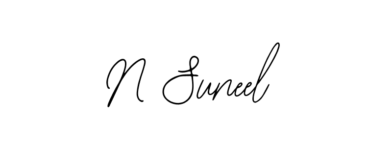 Also You can easily find your signature by using the search form. We will create N Suneel name handwritten signature images for you free of cost using Bearetta-2O07w sign style. N Suneel signature style 12 images and pictures png