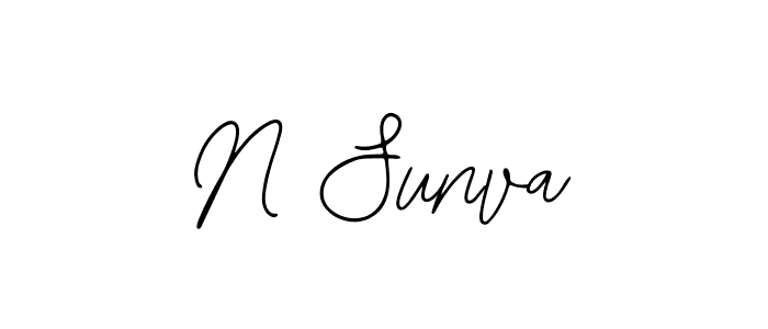 if you are searching for the best signature style for your name N Sunva. so please give up your signature search. here we have designed multiple signature styles  using Bearetta-2O07w. N Sunva signature style 12 images and pictures png