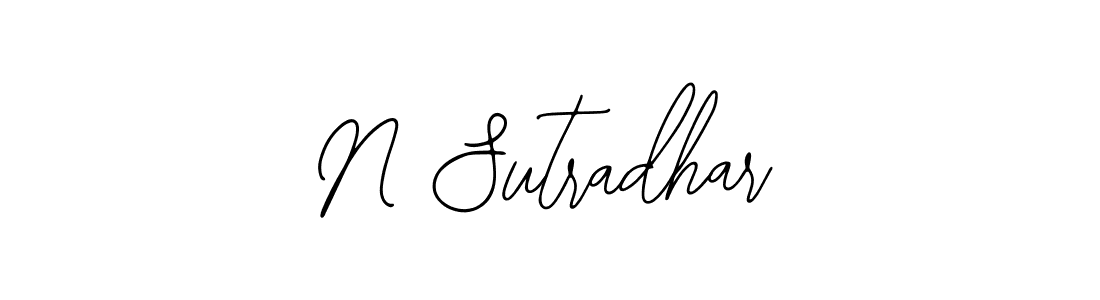 N Sutradhar stylish signature style. Best Handwritten Sign (Bearetta-2O07w) for my name. Handwritten Signature Collection Ideas for my name N Sutradhar. N Sutradhar signature style 12 images and pictures png