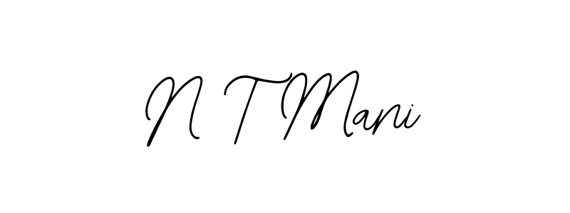 How to Draw N T Mani signature style? Bearetta-2O07w is a latest design signature styles for name N T Mani. N T Mani signature style 12 images and pictures png