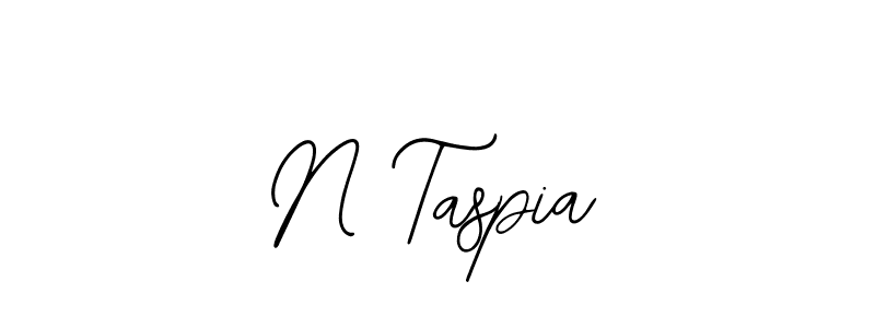 Make a beautiful signature design for name N Taspia. With this signature (Bearetta-2O07w) style, you can create a handwritten signature for free. N Taspia signature style 12 images and pictures png