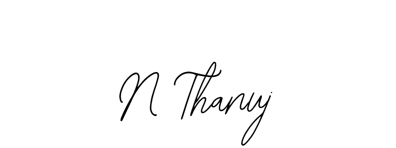 It looks lik you need a new signature style for name N Thanuj. Design unique handwritten (Bearetta-2O07w) signature with our free signature maker in just a few clicks. N Thanuj signature style 12 images and pictures png