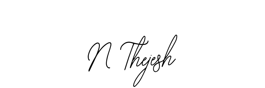 How to make N Thejesh signature? Bearetta-2O07w is a professional autograph style. Create handwritten signature for N Thejesh name. N Thejesh signature style 12 images and pictures png