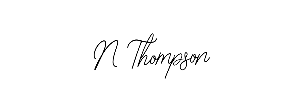 Best and Professional Signature Style for N Thompson. Bearetta-2O07w Best Signature Style Collection. N Thompson signature style 12 images and pictures png