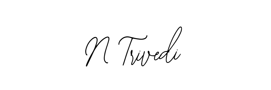 Make a beautiful signature design for name N Trivedi. Use this online signature maker to create a handwritten signature for free. N Trivedi signature style 12 images and pictures png