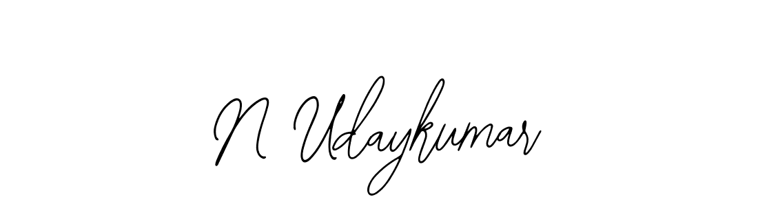 Make a beautiful signature design for name N Udaykumar. With this signature (Bearetta-2O07w) style, you can create a handwritten signature for free. N Udaykumar signature style 12 images and pictures png