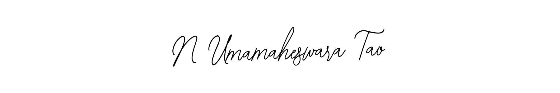 You should practise on your own different ways (Bearetta-2O07w) to write your name (N Umamaheswara Tao) in signature. don't let someone else do it for you. N Umamaheswara Tao signature style 12 images and pictures png