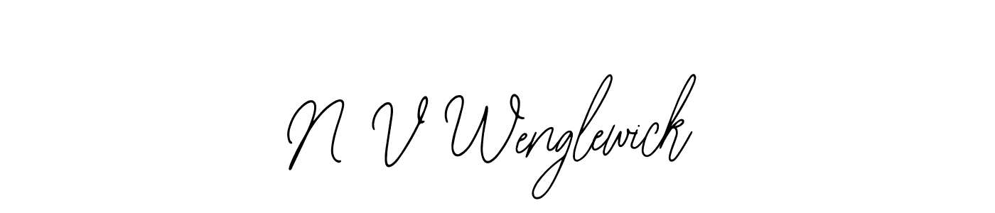 Design your own signature with our free online signature maker. With this signature software, you can create a handwritten (Bearetta-2O07w) signature for name N V Wenglewick. N V Wenglewick signature style 12 images and pictures png