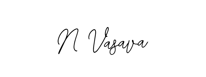 Make a short N Vasava signature style. Manage your documents anywhere anytime using Bearetta-2O07w. Create and add eSignatures, submit forms, share and send files easily. N Vasava signature style 12 images and pictures png