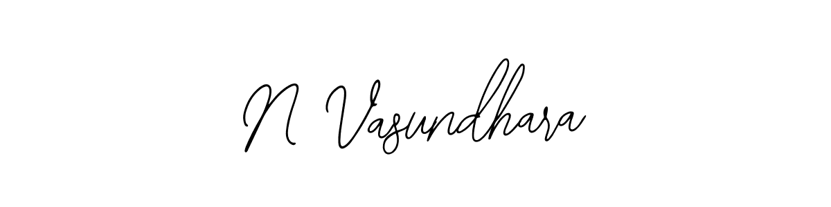 How to Draw N Vasundhara signature style? Bearetta-2O07w is a latest design signature styles for name N Vasundhara. N Vasundhara signature style 12 images and pictures png