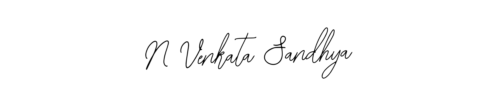 How to make N Venkata Sandhya signature? Bearetta-2O07w is a professional autograph style. Create handwritten signature for N Venkata Sandhya name. N Venkata Sandhya signature style 12 images and pictures png