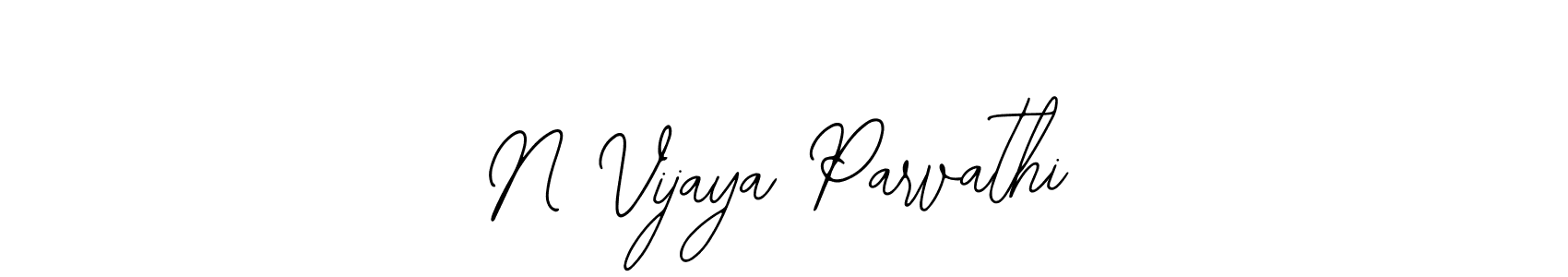 Use a signature maker to create a handwritten signature online. With this signature software, you can design (Bearetta-2O07w) your own signature for name N Vijaya Parvathi. N Vijaya Parvathi signature style 12 images and pictures png