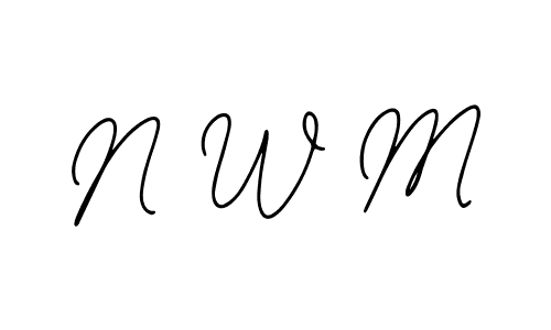 You should practise on your own different ways (Bearetta-2O07w) to write your name (N W M) in signature. don't let someone else do it for you. N W M signature style 12 images and pictures png