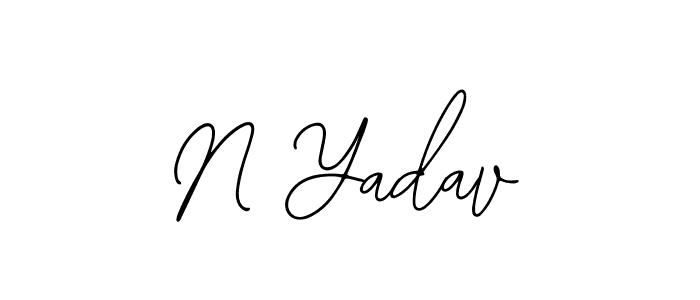 Similarly Bearetta-2O07w is the best handwritten signature design. Signature creator online .You can use it as an online autograph creator for name N Yadav. N Yadav signature style 12 images and pictures png