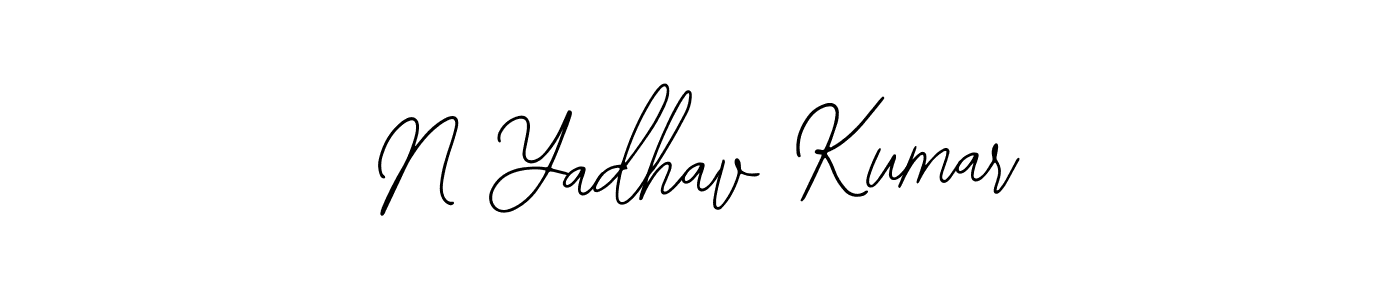 See photos of N Yadhav Kumar official signature by Spectra . Check more albums & portfolios. Read reviews & check more about Bearetta-2O07w font. N Yadhav Kumar signature style 12 images and pictures png